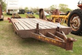 20FT PINTLE HITCH TRIAXLE TRAILER W/4FT DOVE RAMPS