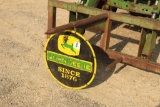 METAL JOHN DEERE SIGN, 22 5/8''