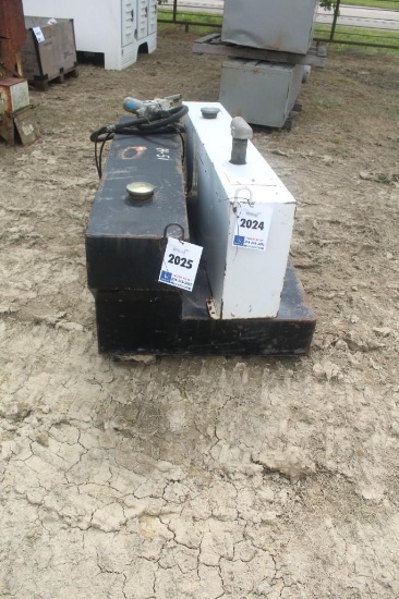 BETTER BUILT L-SHAPED FUEL TANK W/PUMP58.5X36.5X24.5