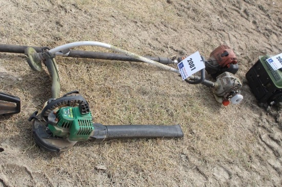 POLE SAW, WEED EATER, & GAS POWERED BLOWERN OT SURE OF WORKING STATUS