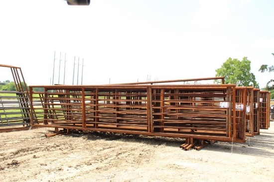 NEW 24' HEAVY DUTY 2 7/8 FREE STANDING CORRAL PANEL