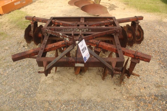 7' DISC HARROW, MISSING DISC ON ONE SIDE