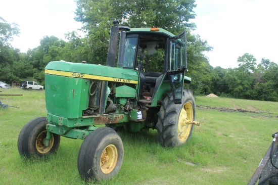 4630 JOHN DEERE TRACTORRUNS & DRIVES, SHIFT LINKAGE HAS SOME PLAYSN: 4630H012151RSHOWING 8499 HOURS