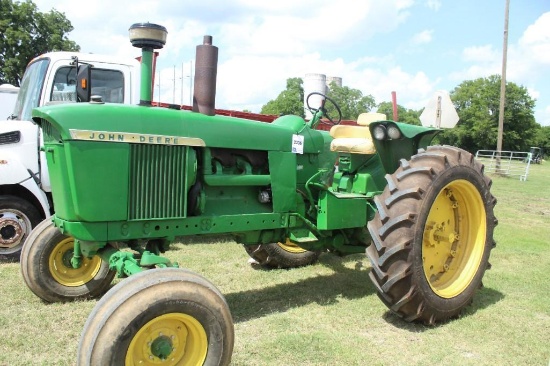 4020 JOHN DEERE TRACTOR, SN: T213R 188825R, RUNS, DROVE OFF TRAILER & IN LINE1 REMOTE, PTO, 3PTH