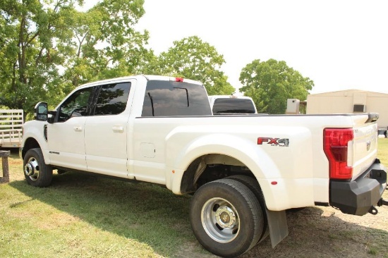 2019 FORD F-350, 4X4, 4 DOOR, RUNS, GREAT SHAPE, VIN:1FT8W3DT1KEE52455WT:14,000
