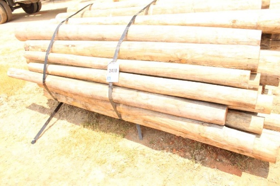 UNTREATED WOOD POSTASSORTMENT OF WIDTH AND LENGTHS, EST 51 COUNT