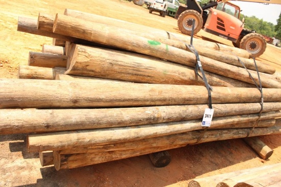 UNTREATED WOOD POSTASSORTMENT OF WIDTH AND LENGTHS, EST 66 COUNT