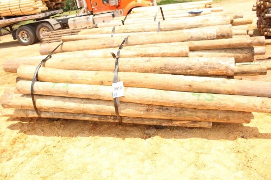 UNTREATED WOOD POSTASSORTMENT OF WIDTH AND LENGTHS, EST 45 COUNT