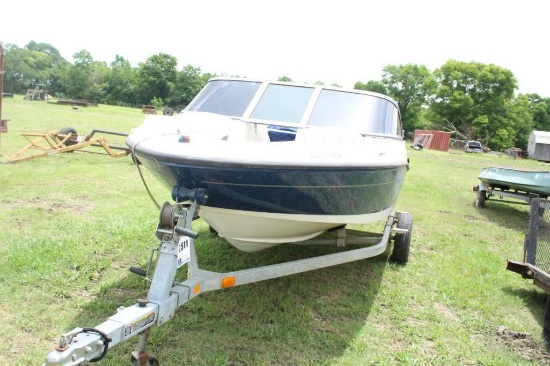 2010 BAYLINER BOAT 175, NEEDS A BATTERY, DS 18 STEREO SYSTEM, SN:BLBE08CVAOIO, SHOWING 90 HOURS