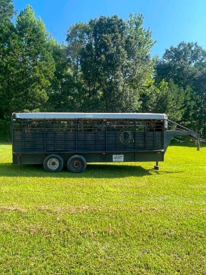 1994 CIRCLE W 20' GOOSENECK TRAILERVIN:1C9TB220XR11470502 CUTE GATE, WT:9760