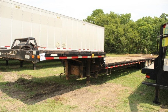 2006 48' LOWBOY TRAILER, LEADWELL HYDRAULIC TILT BEDW/WENCH, ALL WORKS1L0GA72A961033977