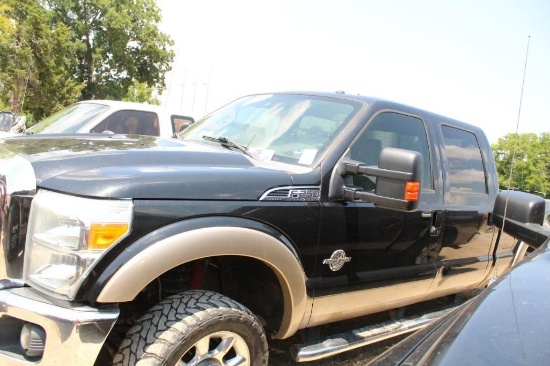 2012 FORD F-250 LARIAT, 4X4, POWER STROKE, RUNS,SHOWING 294906 MILES, VIN: 1FT7W2BT6CEC41293