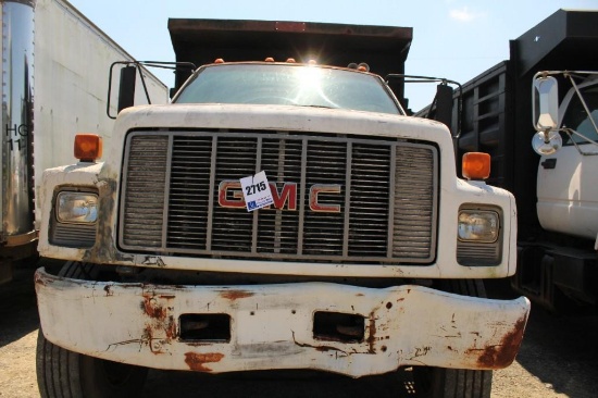 2020 TOPKICK DUMP TRUCK, DIESEL, CAT MOTOR, 16 YARDS LOAD, WT 5200316 TRANS AUTO, RUNS, SHOWING