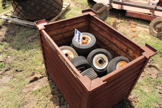 EST OF 25 CT- 11 X 4.00-5 TIRES & RIMS