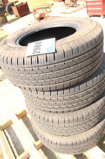 4CT TIRES 265/70R17- 80% TREAD