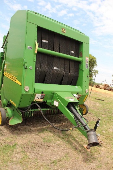 567 JOHN DEERE ROUND HAY BALER, MEGA WIDENEW CHAINS, NEW CYLINDERS, NEW SPRAKETSN: