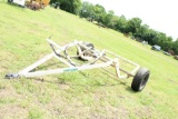 WHITE TUMBLE BUG HAY DOLLY