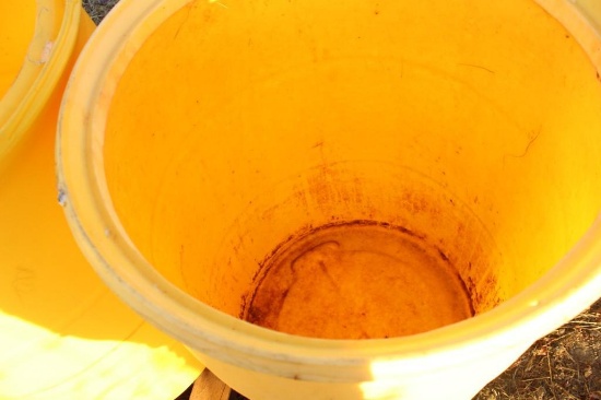 2ct Plastic Drums 55-60 gal, Top Cut out