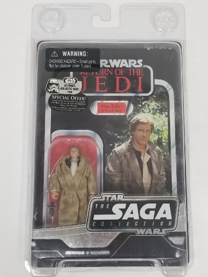 Han Solo in Trench Coat - Star Wars Return of the Jedi Action Figure -