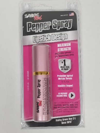 Sabre Red Pepper Spray "Lipstick Design" - New