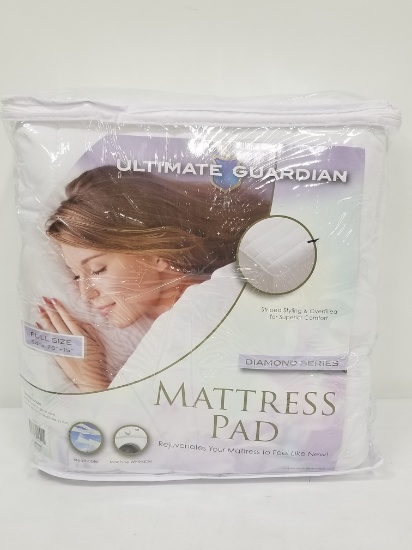Ultimate Guardian, Mattress Pad, Overfilled Striped Quilt - New