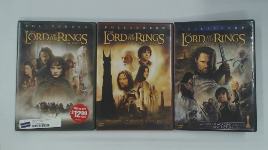 Lord of the Rings Trilogy - The Fellowship of the Ring, The Two Towers, and The Return of the King