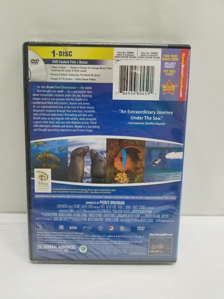 Disney Nature Oceans - Rated G DVD - New | Online Auctions | Proxibid