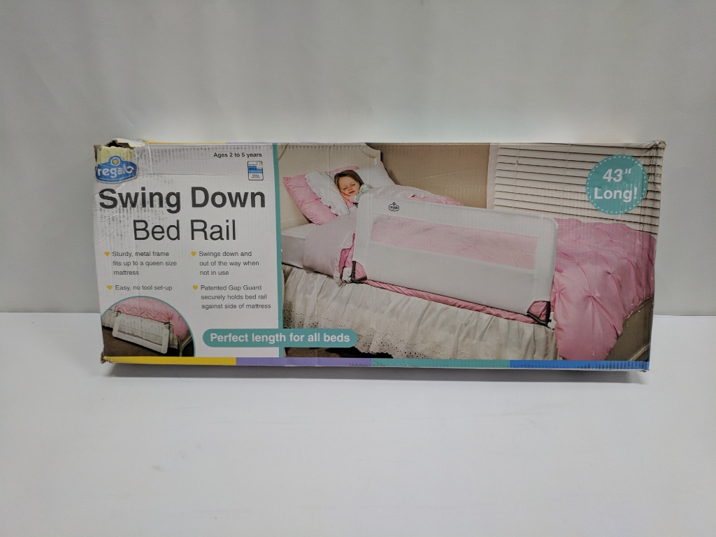 Lot Swing Down Bed Rail Regalo 43 X20 New Proxibid