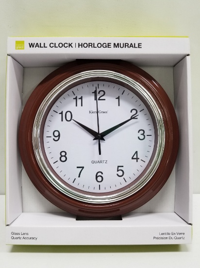 Kiera Grace 10" Wall Clock - New