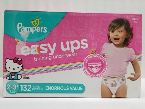 Pampers Easy Ups Training Underwear - 2t-3t 132ct - Open Box, Sealed/New