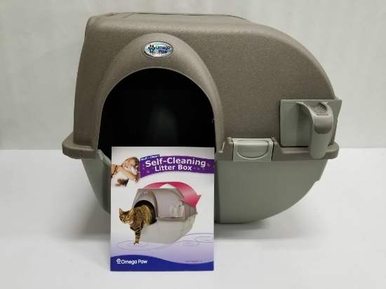 Self-Cleaning Litter Box - Omega Paw - New