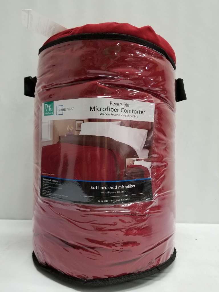 Lot Mainstays Reversible Microfiber Comforter Twin Twin Xl
