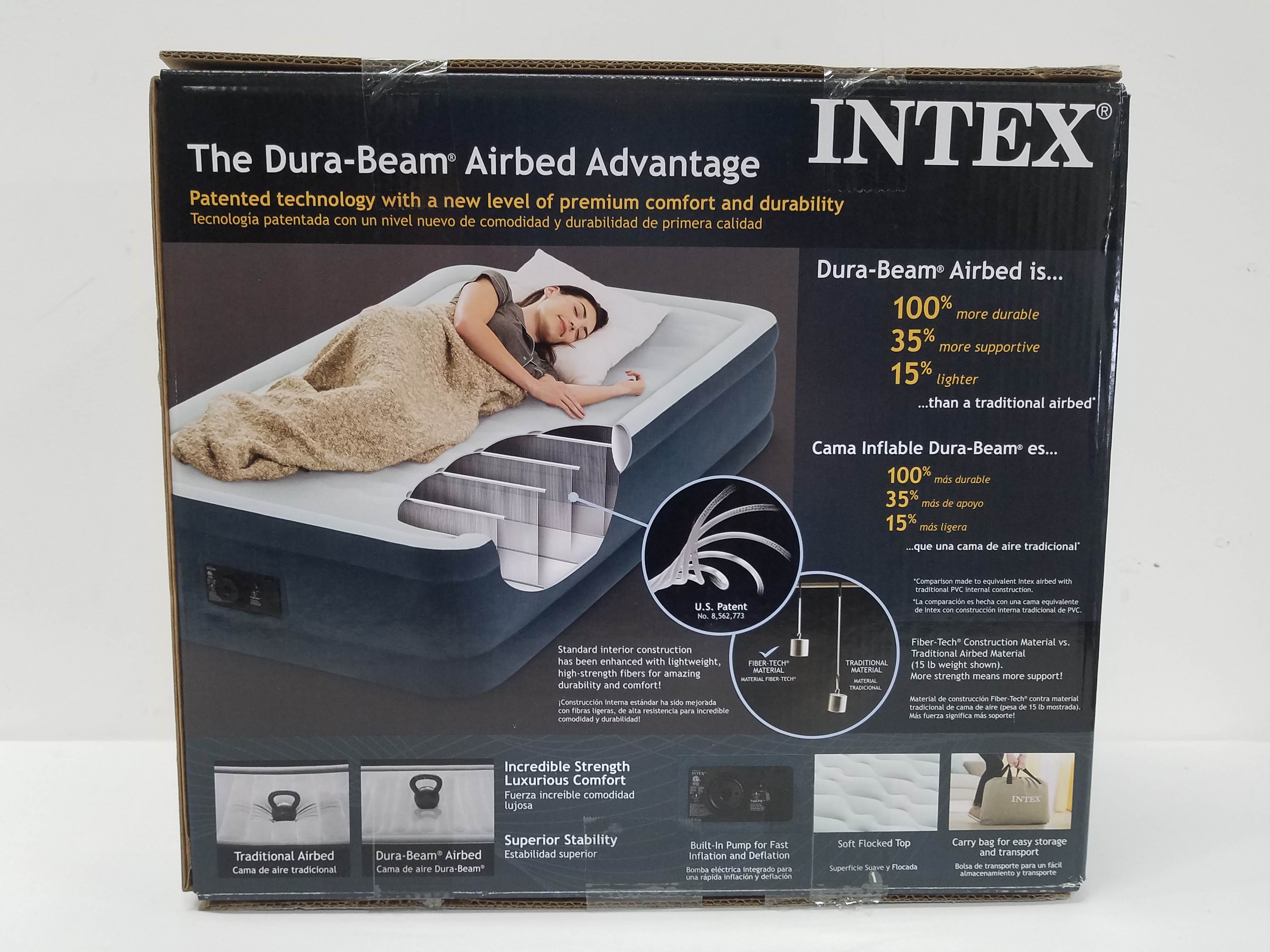 Intex premium outlet pillow top twin