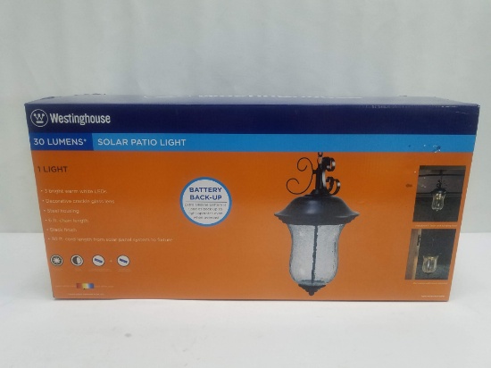 Westinghouse Solar Patio Light with Battery Back-Up - New