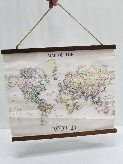 World Map Wall Hanging - New