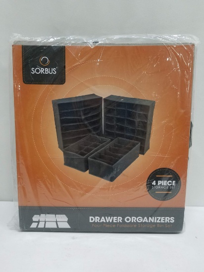 Sorbus 4 Piece Drawer Organizer Set - New