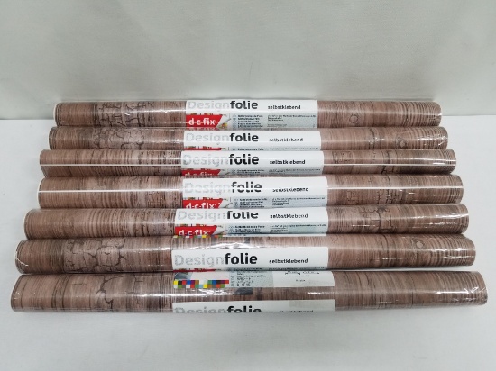 D-C-Fix Designfolie Self-Adhesive Film. 7 Rolls - New