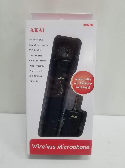 Akai Wireless Microphone for Karaoke Machines - New