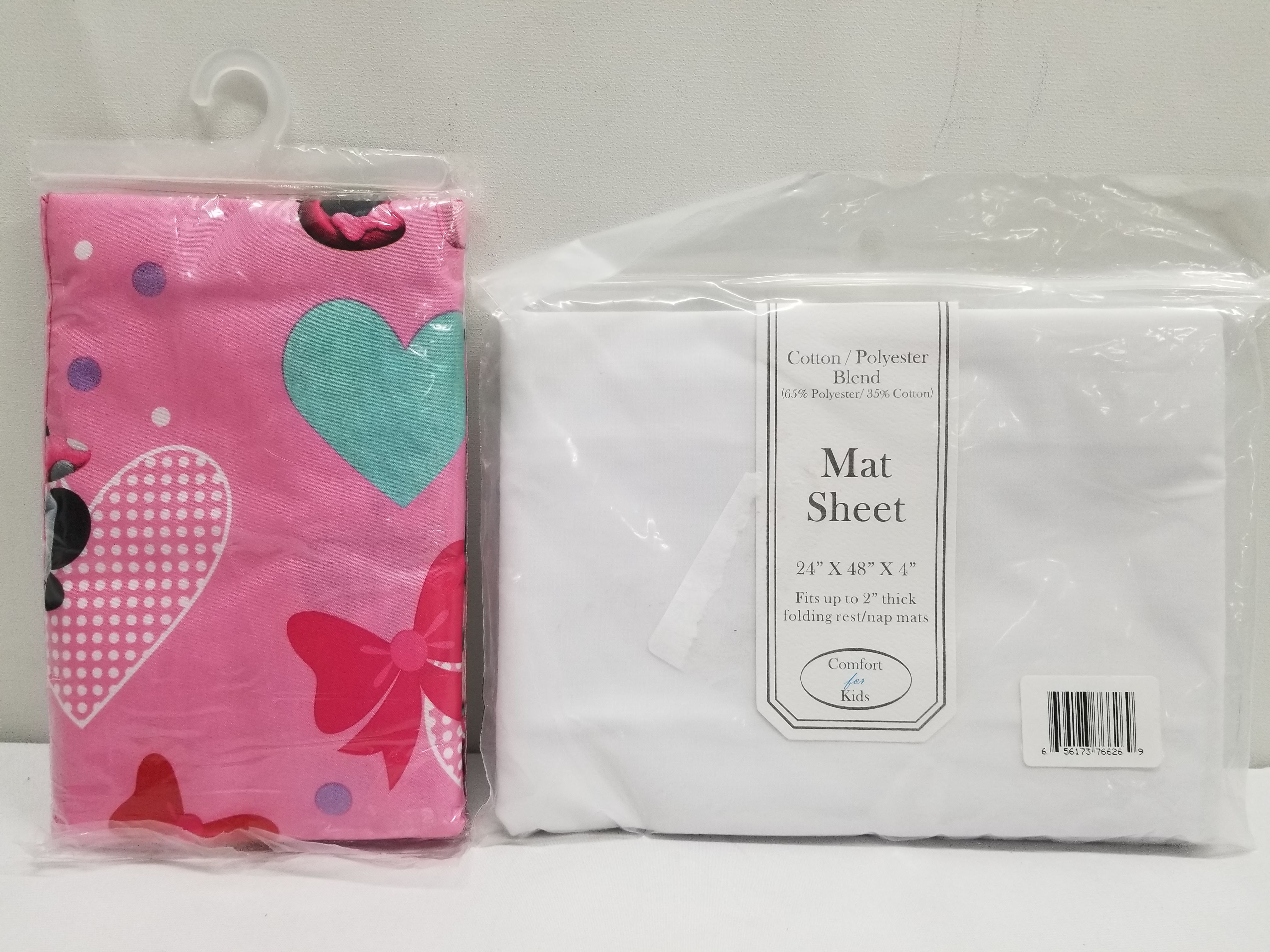 Preschool Nap Mat Sheets 1 Basic White 1 Minnie Mouse New