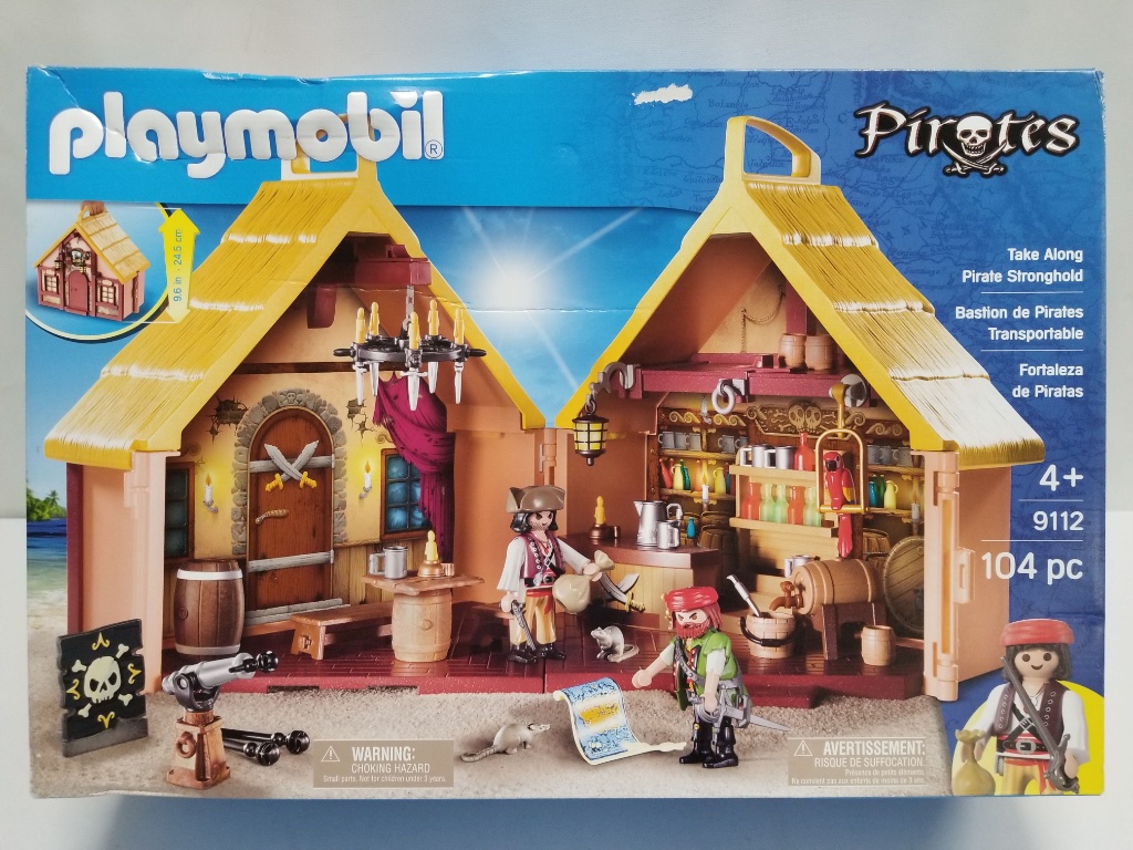 Take Along Pirate Stronghold Playmobil Pirates 9112 New & Boxed 