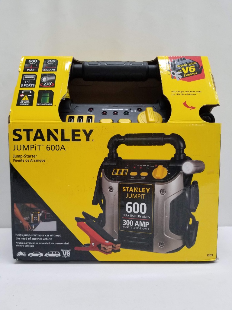 Stanley JumpIt 600A Jump-Starter - Open 