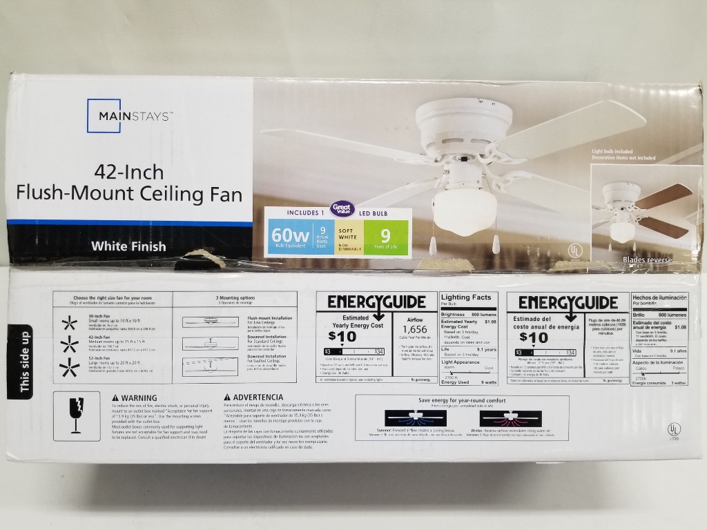 Mainstays Ceiling Fan Installation Instructions Review Home Decor