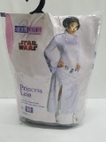 Star Wars Princess Leia Costume, Plus Size Dress 14-16, includes Dress, Belt, & Wig