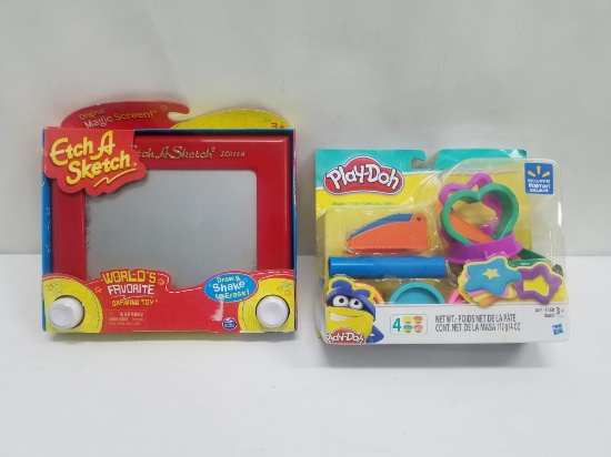 Etch-A-Sketch & Play-Doh Toys - New