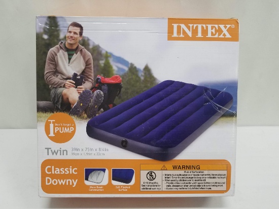 Intex Twin Size Air Mattress, Classic Downey - New