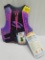 Stearns Hydroprene Boating Life Vest - Youth Size for 50-90lbs - Purple/Pink/Black - New