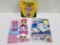Coloring Lot: 100 Colored Pencils, LOL Surprise & Disney Frozen Color Coloring/Sticker Books - New