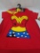 Wonder Woman Shirt, Headpiece, & Removable Cape, Size XL - New