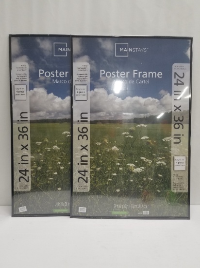 Mainstays Poster Frames (Qty 2) - 24x36in - New