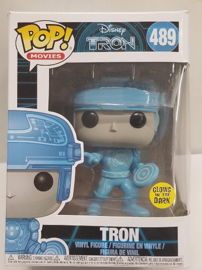 Funko Pop! Movies #489 "Tron" - Damaged Box, New